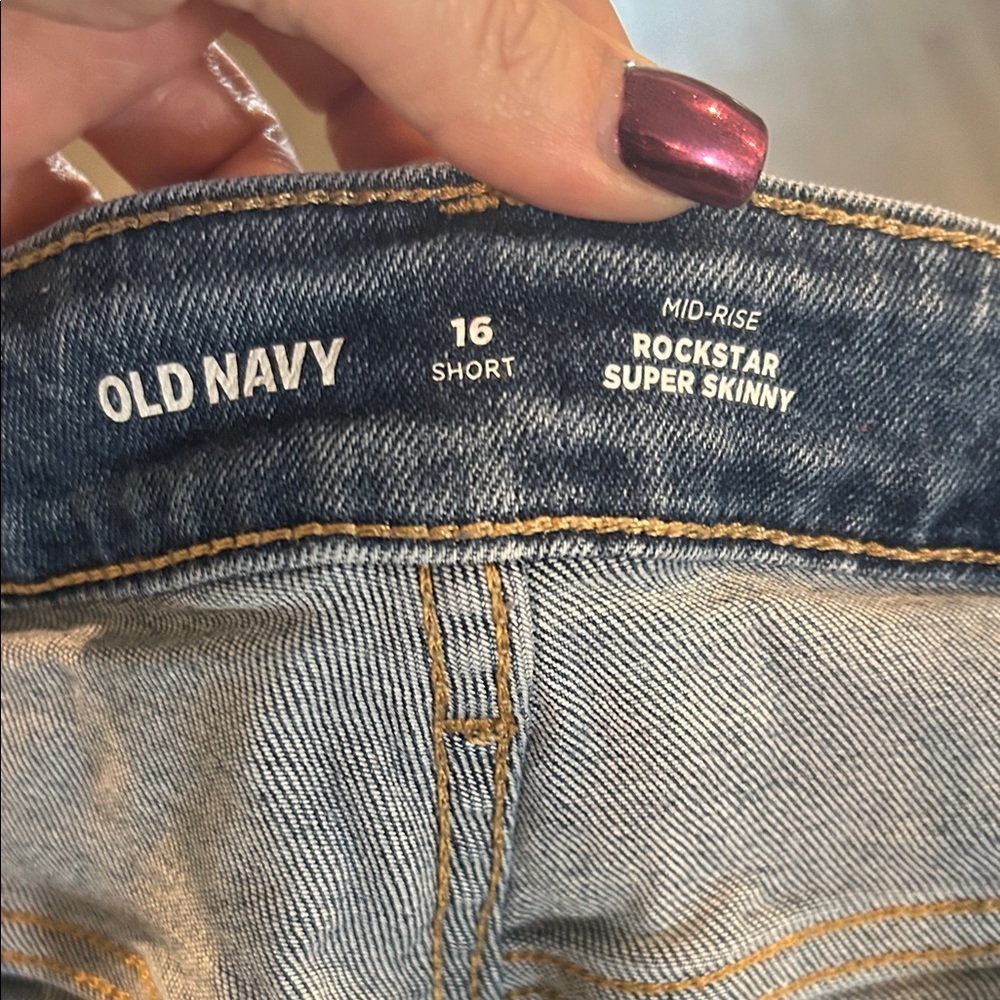 Old Navy Women's Mid-Rise Skinny Jeans - Classic Blue
